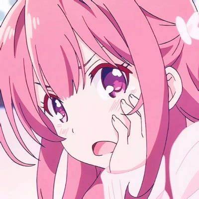 女生二次元头像萌萌可爱粉色图片精选_2