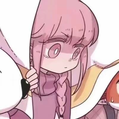 女生二次元头像萌萌可爱粉色图片精选_8