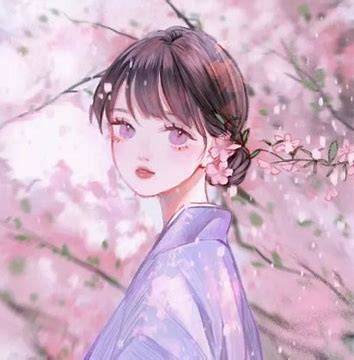 女生二次元头像萌萌可爱粉色图片精选_9