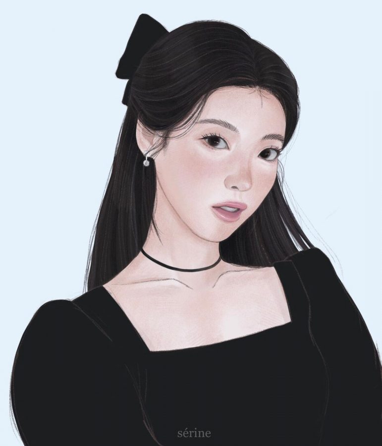 插画手绘风女生高冷孤独头像图片精选_23