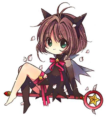 《魔卡少女樱》Q版百变小樱彩色简笔画图片大全_9