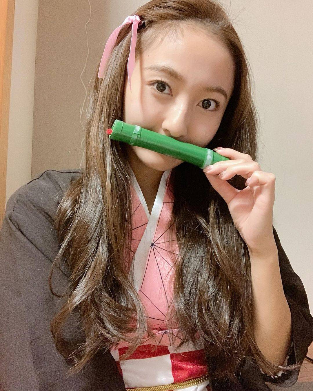 鬼灭之刃灶门祢豆子真人cosplay图片精选_1