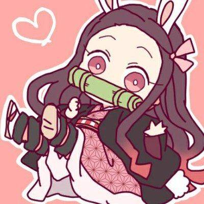 Q版灶门祢豆子彩色动漫简笔画图片大全