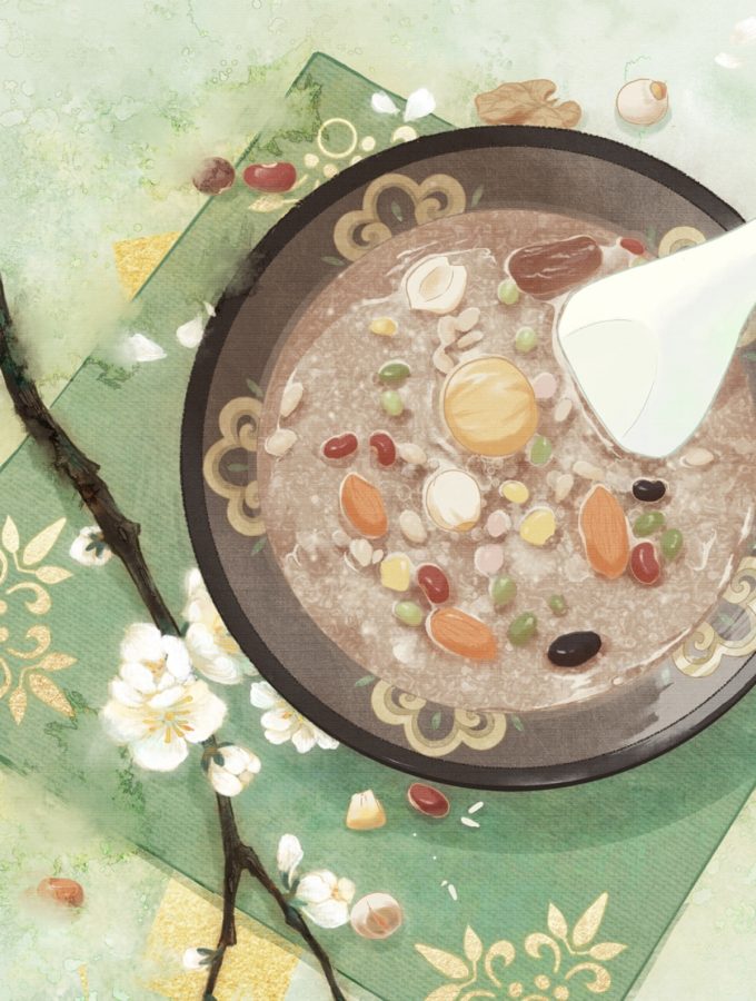 腊八粥插画作品 选自《腊月初八异事录》封面_1