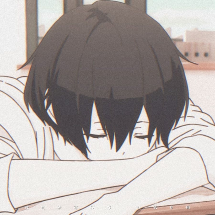 《田中君總是如此慵懶》田中的二次元慵懶男生頭像_1