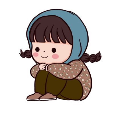 花棉袄姐妹花卡通东北闺蜜头像
