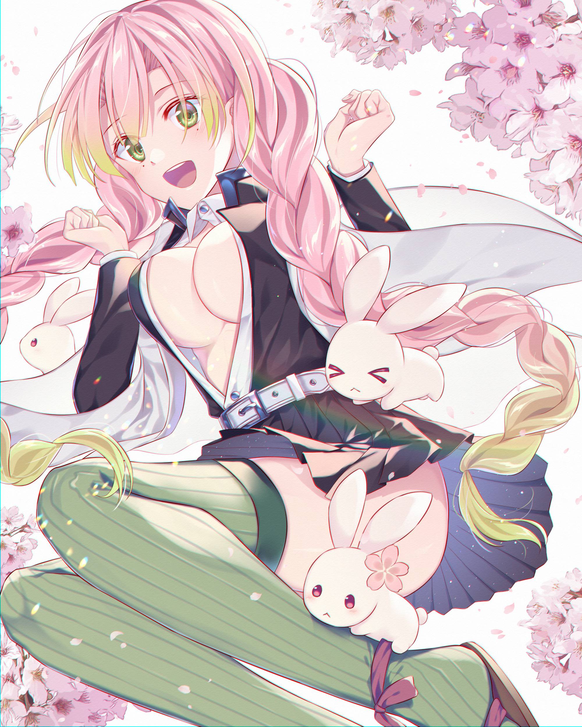 《鬼滅之刃》甘露寺蜜璃敞胸隊服二次元_1