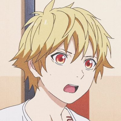 『野良神』雪音凝重表情 黄发动漫男孩高清头像