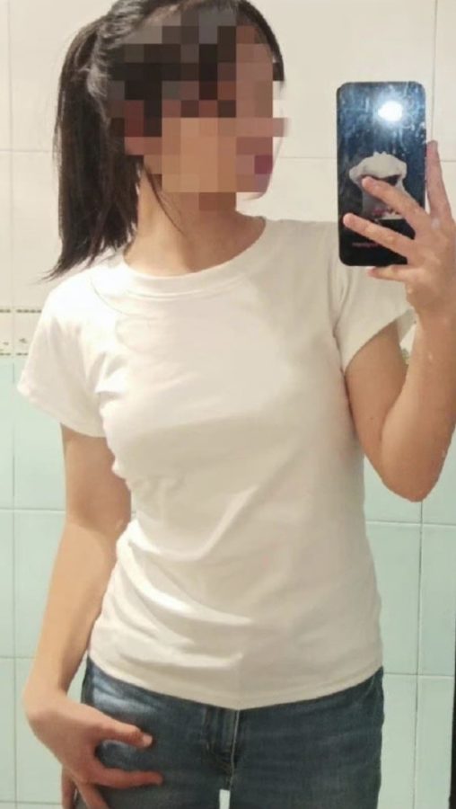 初三这样穿去上学被同学说擦边?_1