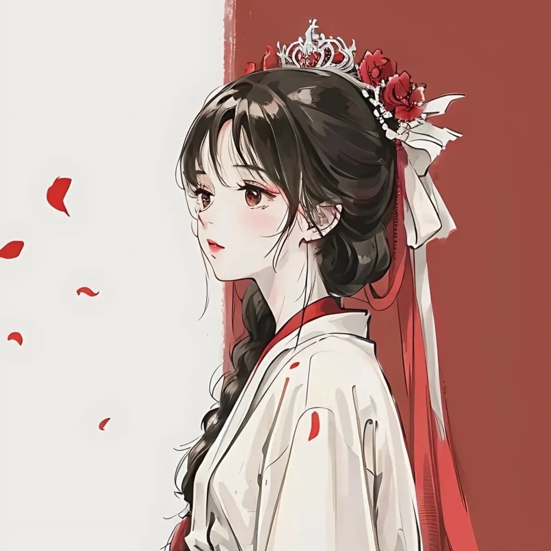 让人一眼惊艳的古风头像女生闺蜜头像图片_1