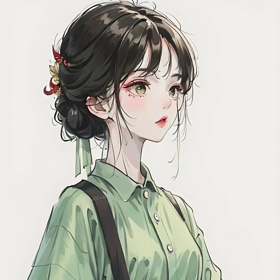 让人一眼惊艳的古风头像女生闺蜜头像图片_7
