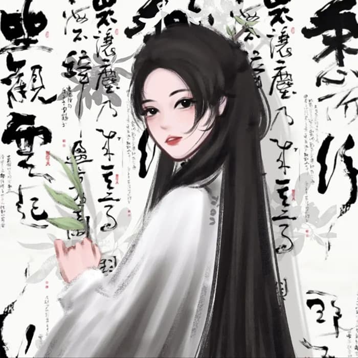 让人一眼惊艳的古风头像女生闺蜜头像图片_19