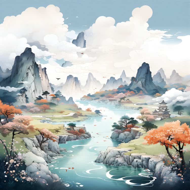 国画风水头像图 旺财旺运旺事业老派微信头像_6