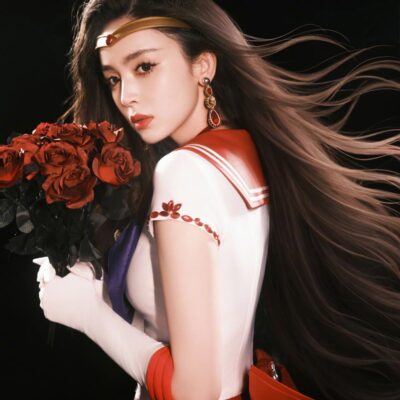 万圣节古力娜扎cos美少女战士图片