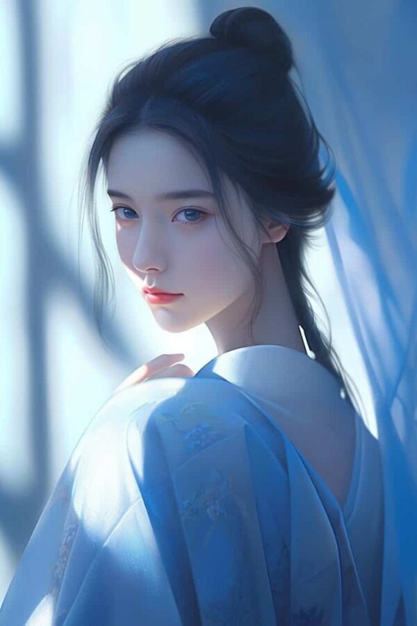 古风淡雅脱俗的女生微信头像 让人一眼惊艳的古装AI女头_5