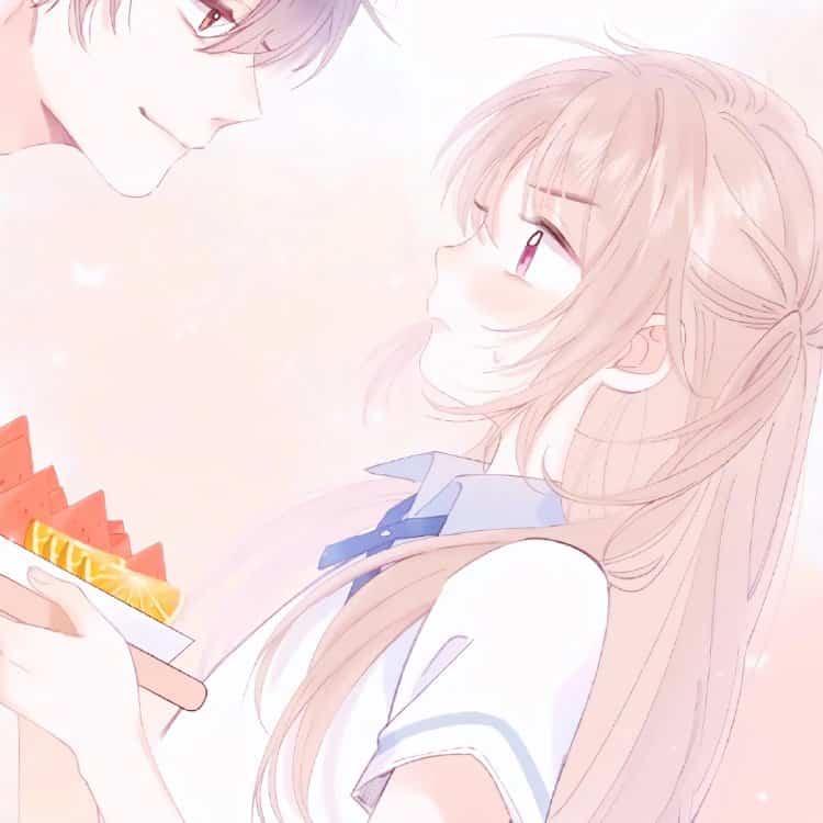 偷偷藏不住桑稚段嘉许漫画情头 好看超甜的动漫情头_18