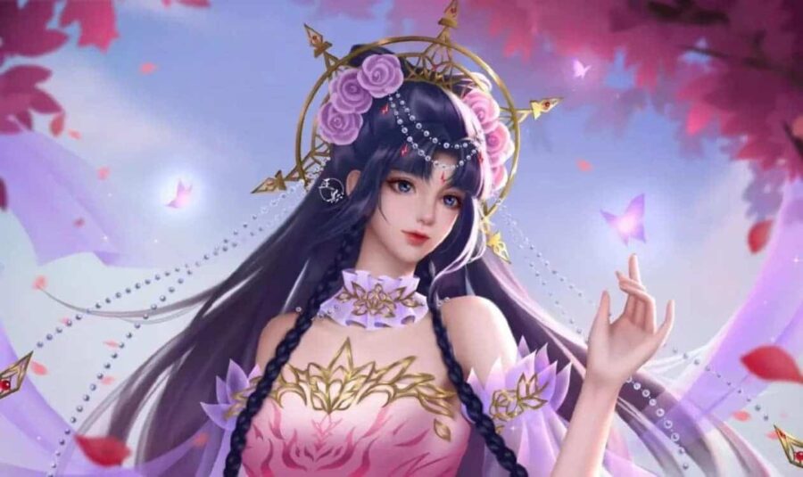 叶罗丽王默穿古装的动漫古风女生头像_10
