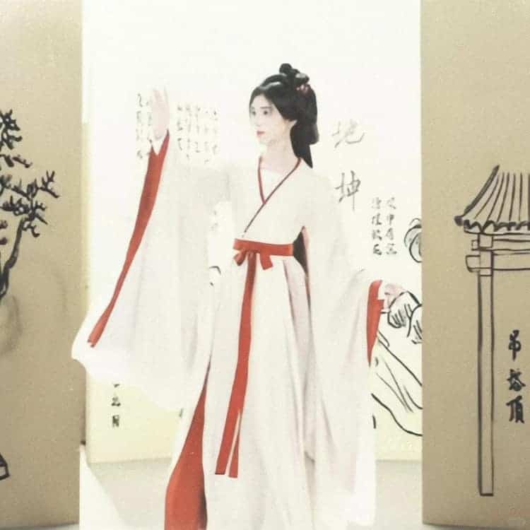 鞠婧祎刘学义《花间令》氛围感古风情侣头像_4