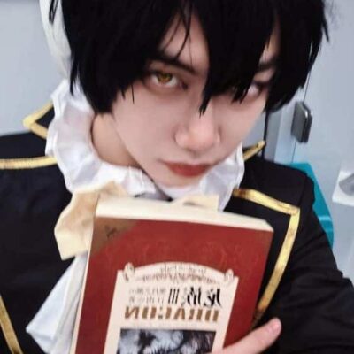 真人cosplay龙族路鸣泽服装造型真人效果图