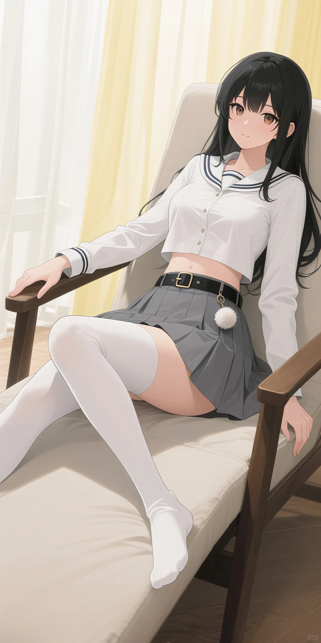 女生裙子底下的視角怎麽畫，利用ai直接生成！_3