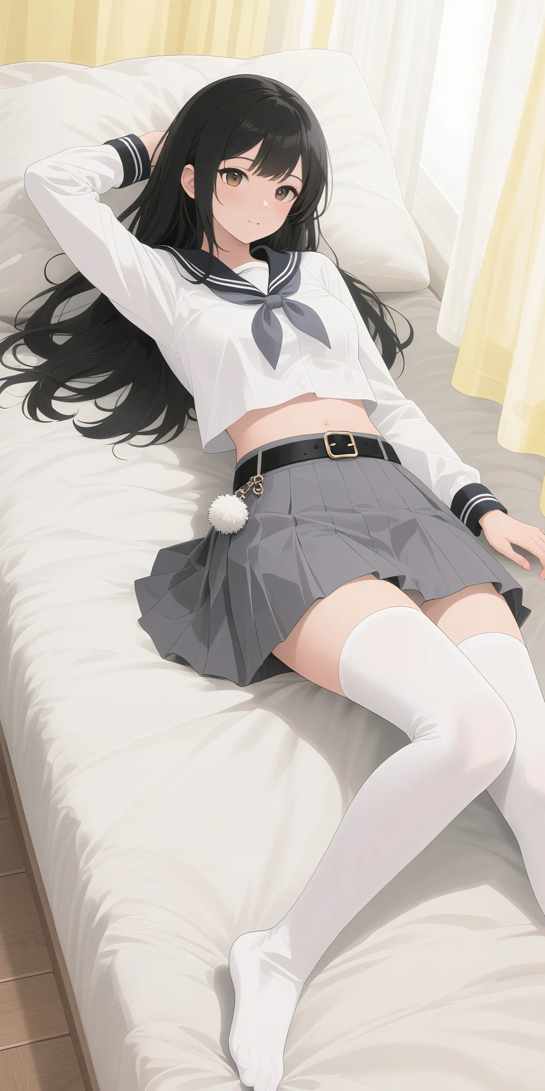 女生裙子底下的視角怎麽畫，利用ai直接生成！_12