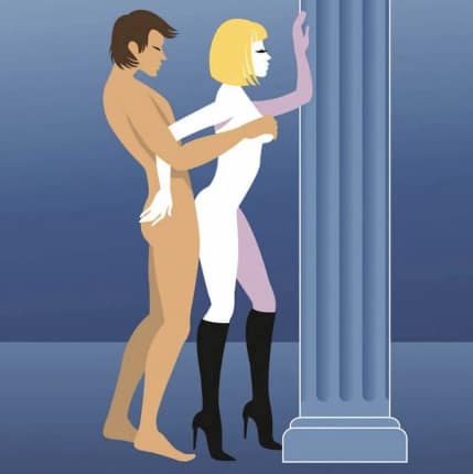 房中十八式的正确方法图片-站立背入插插的正确方法图片_1