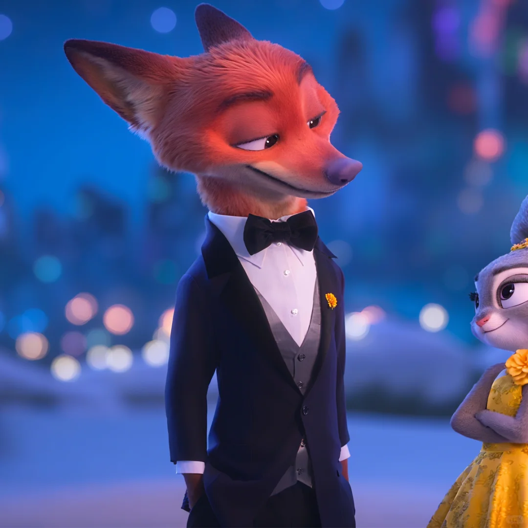 狐兔99《疯狂动物城2》 尼克朱迪cp高清头像图片_3