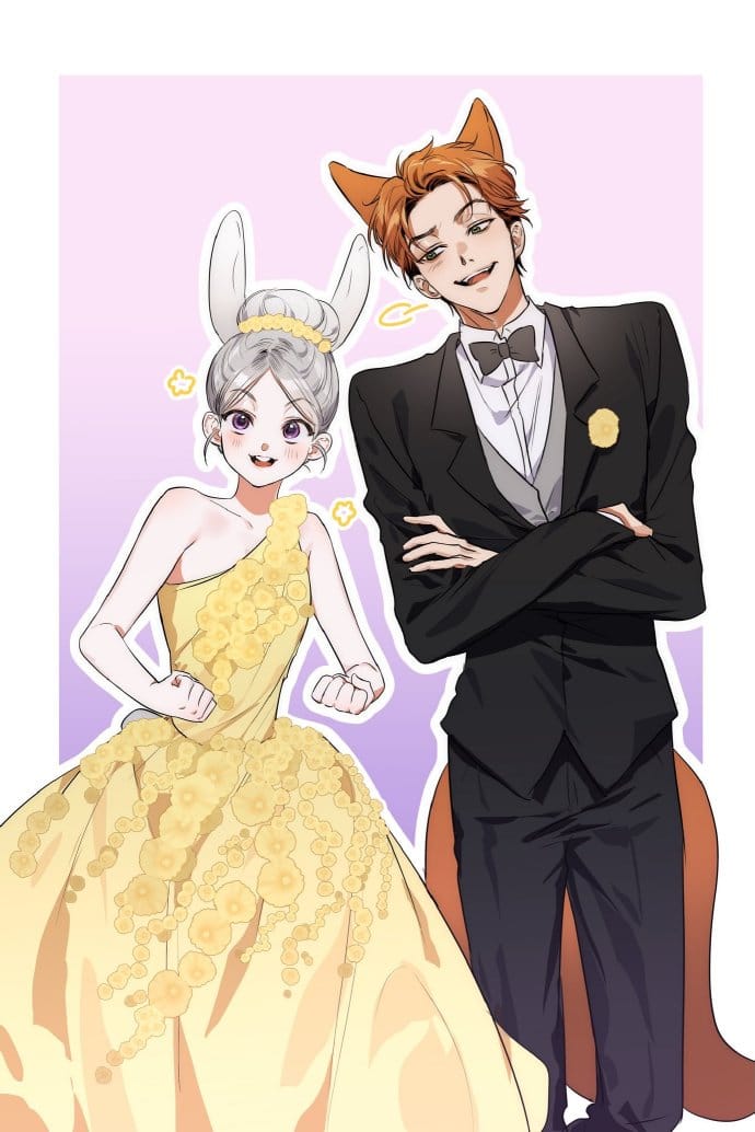 疯狂动物城尼克朱迪拟人情侣二次元图片_1