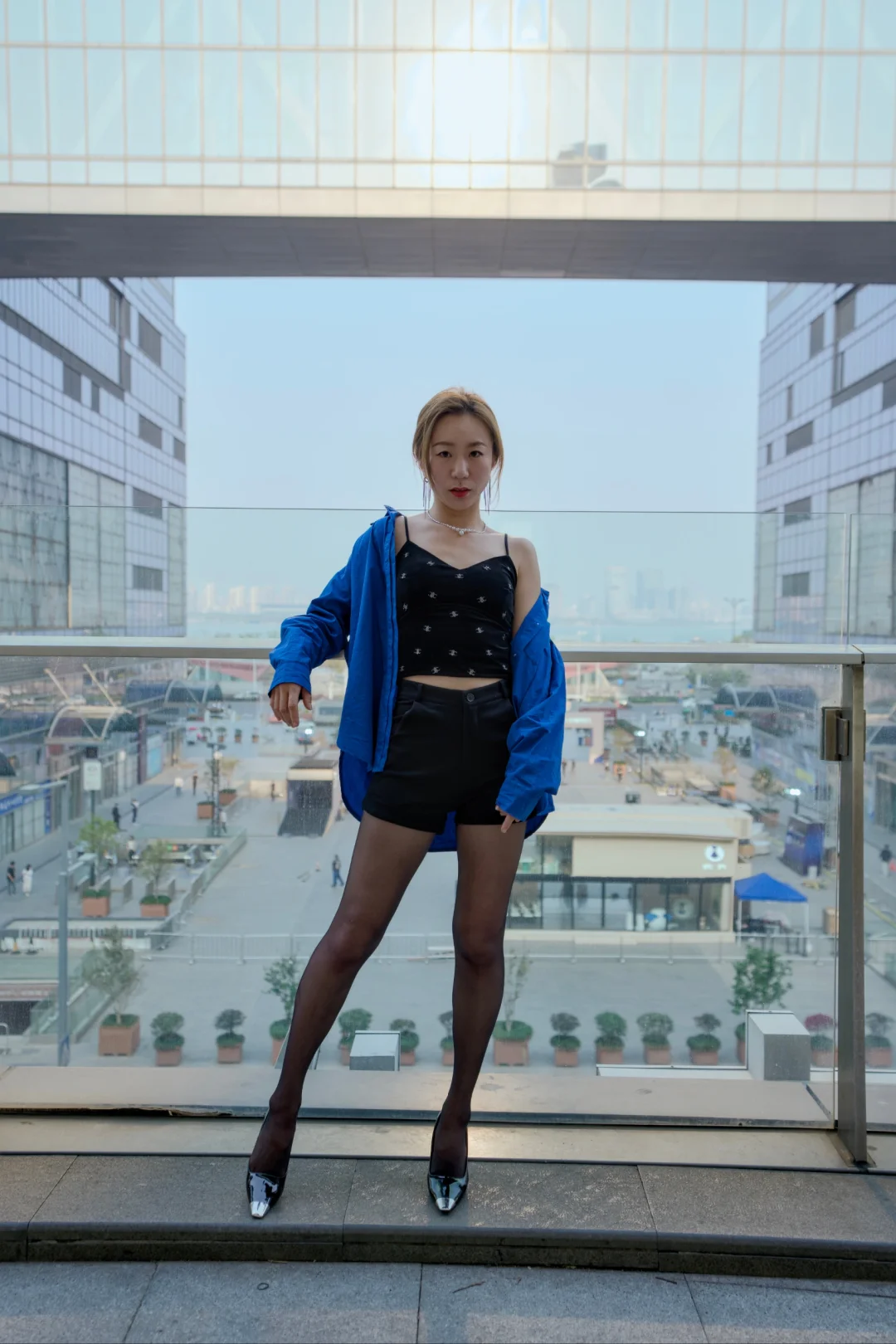 黑色蕾丝女装大长腿照片高清_8