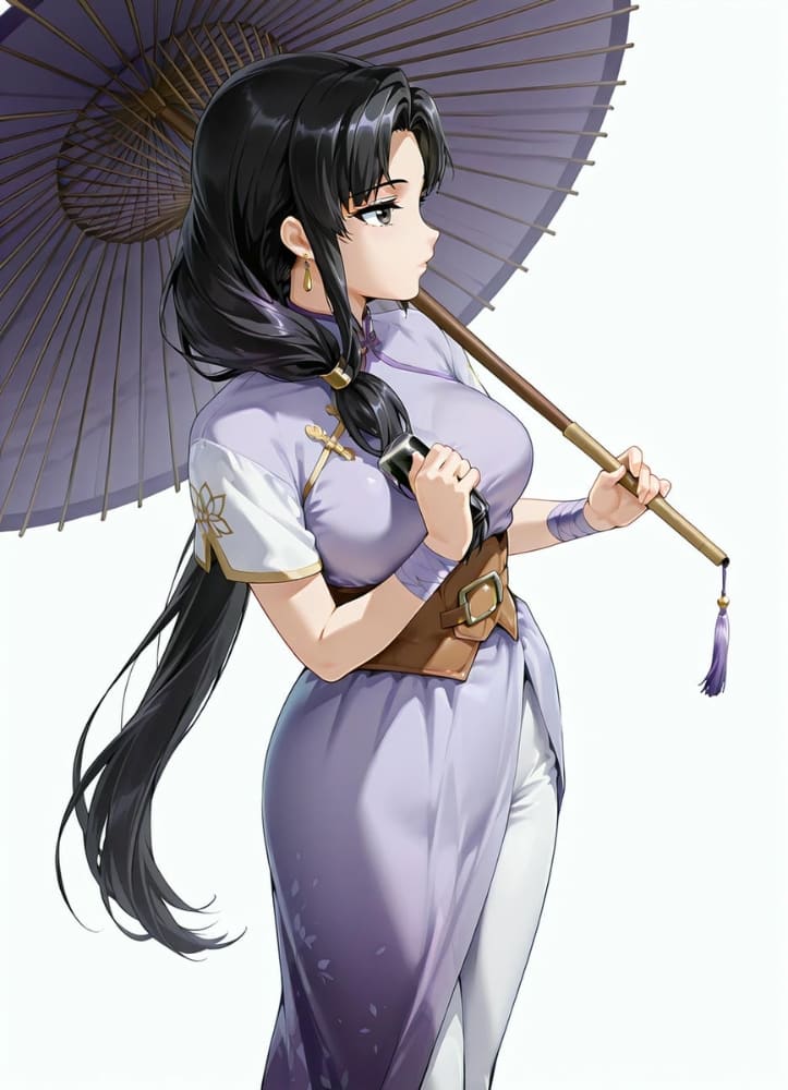 仙剑林月如捆绑打伞大雷翘臀二次元图片_8