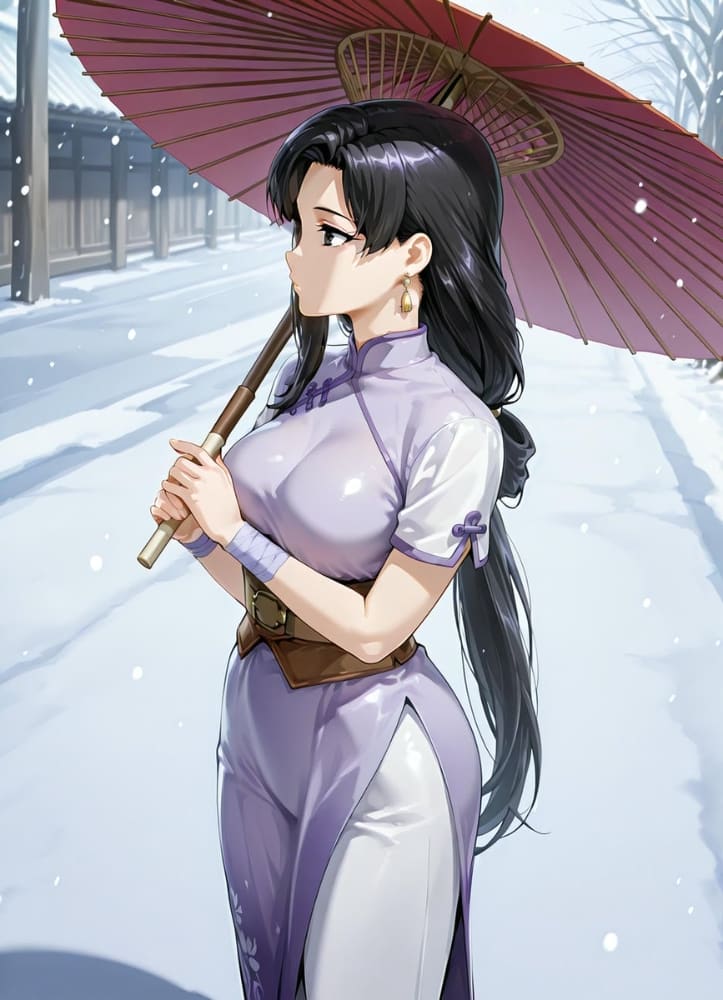 仙剑林月如捆绑打伞大雷翘臀二次元图片_7