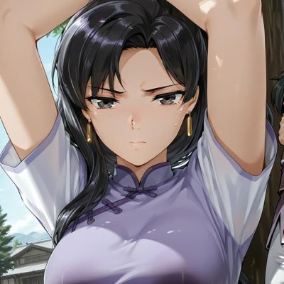 仙剑林月如捆绑打伞大雷翘臀二次元图片