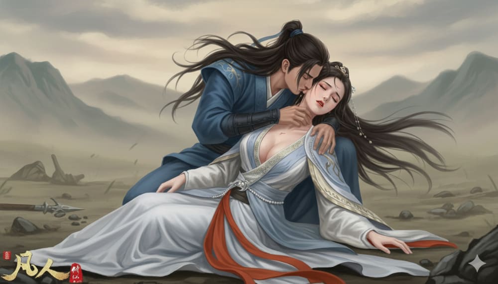 凡人修仙传南宫婉和韩立双修二次元图片_1