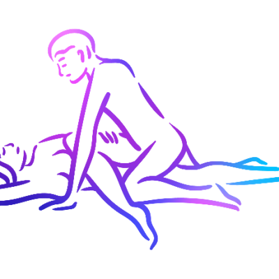 姿势演示夫妻剪刀式图解