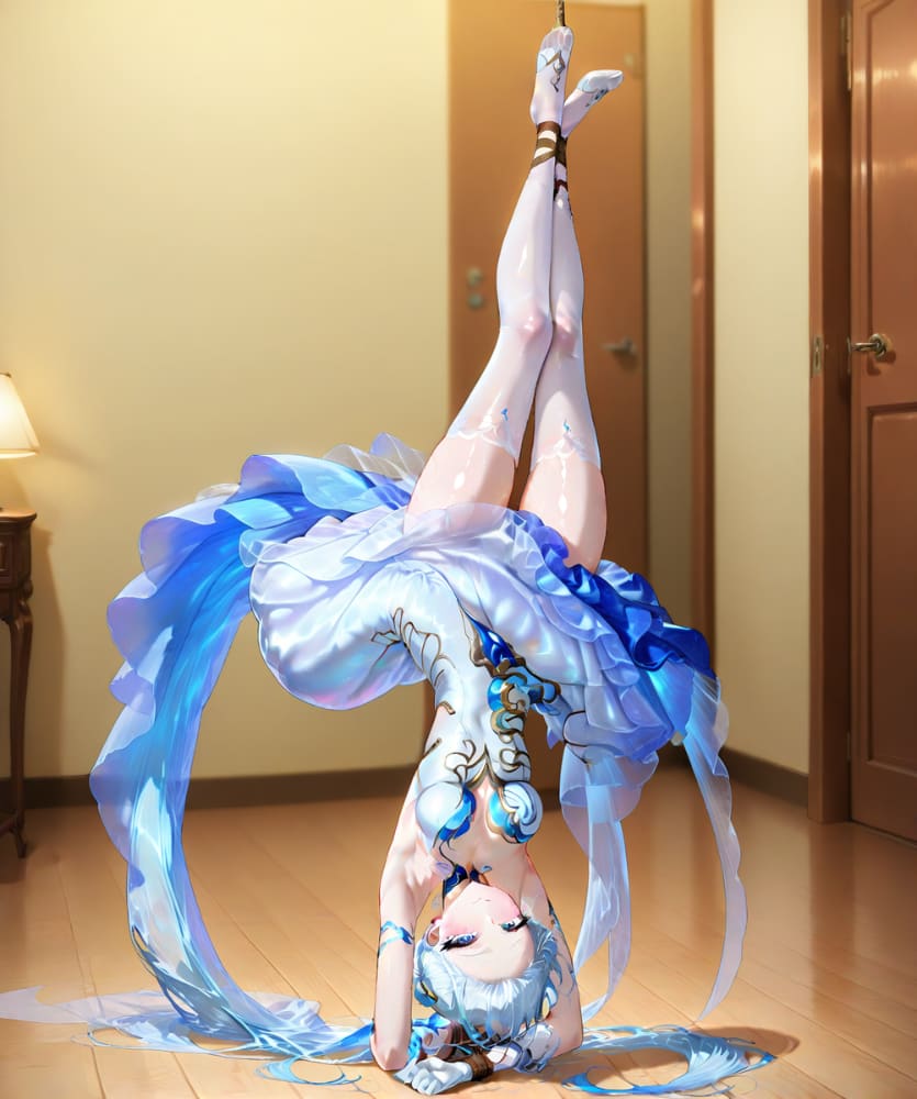 王者荣耀女角色伽罗捆绑脸红流眼泪翻白眼图片_5