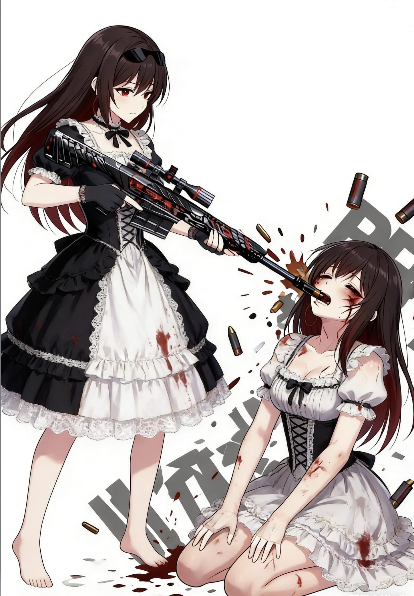 少女吃巴雷特动画二次元图片高清_1