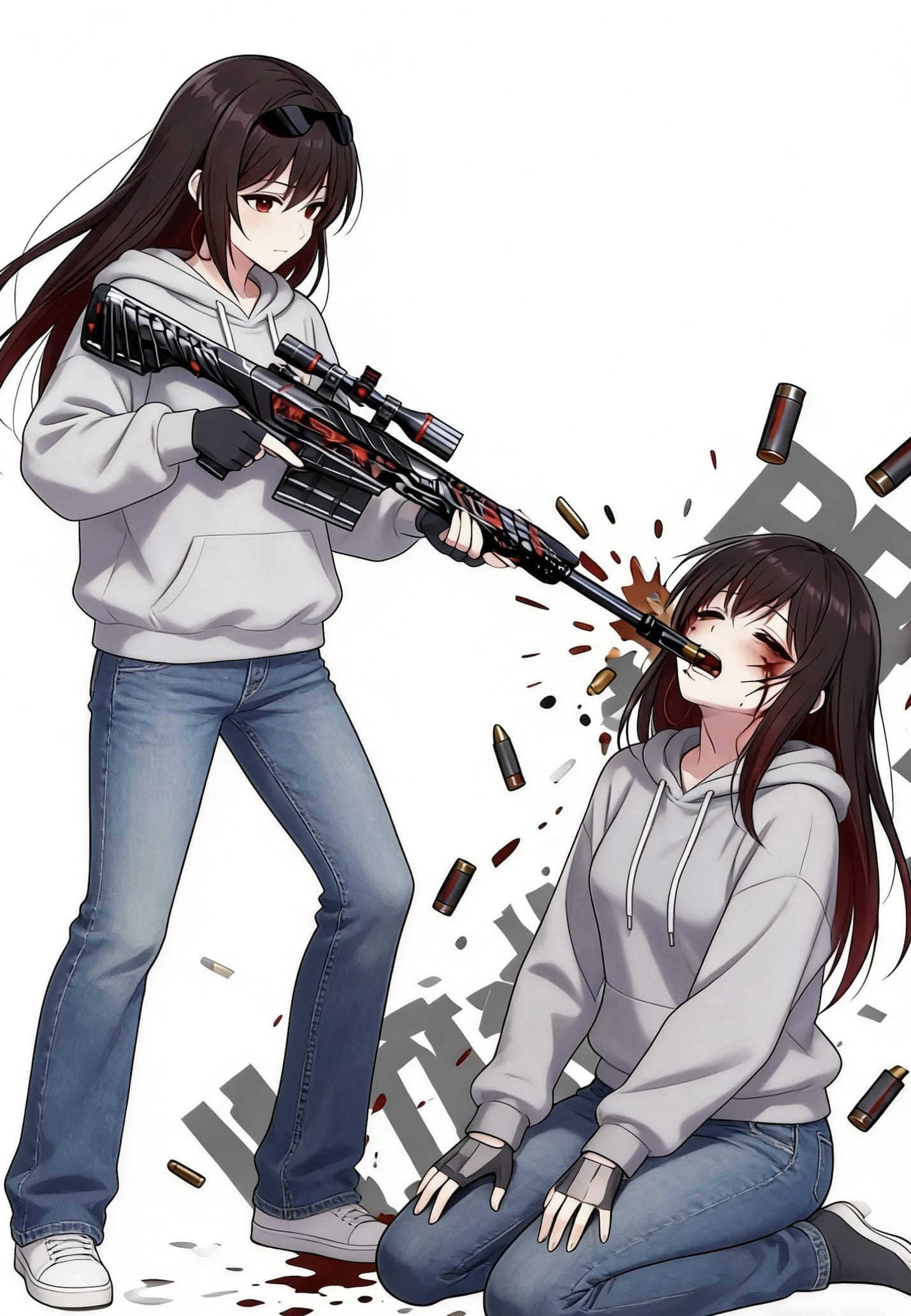 少女吃巴雷特动画二次元图片高清_2