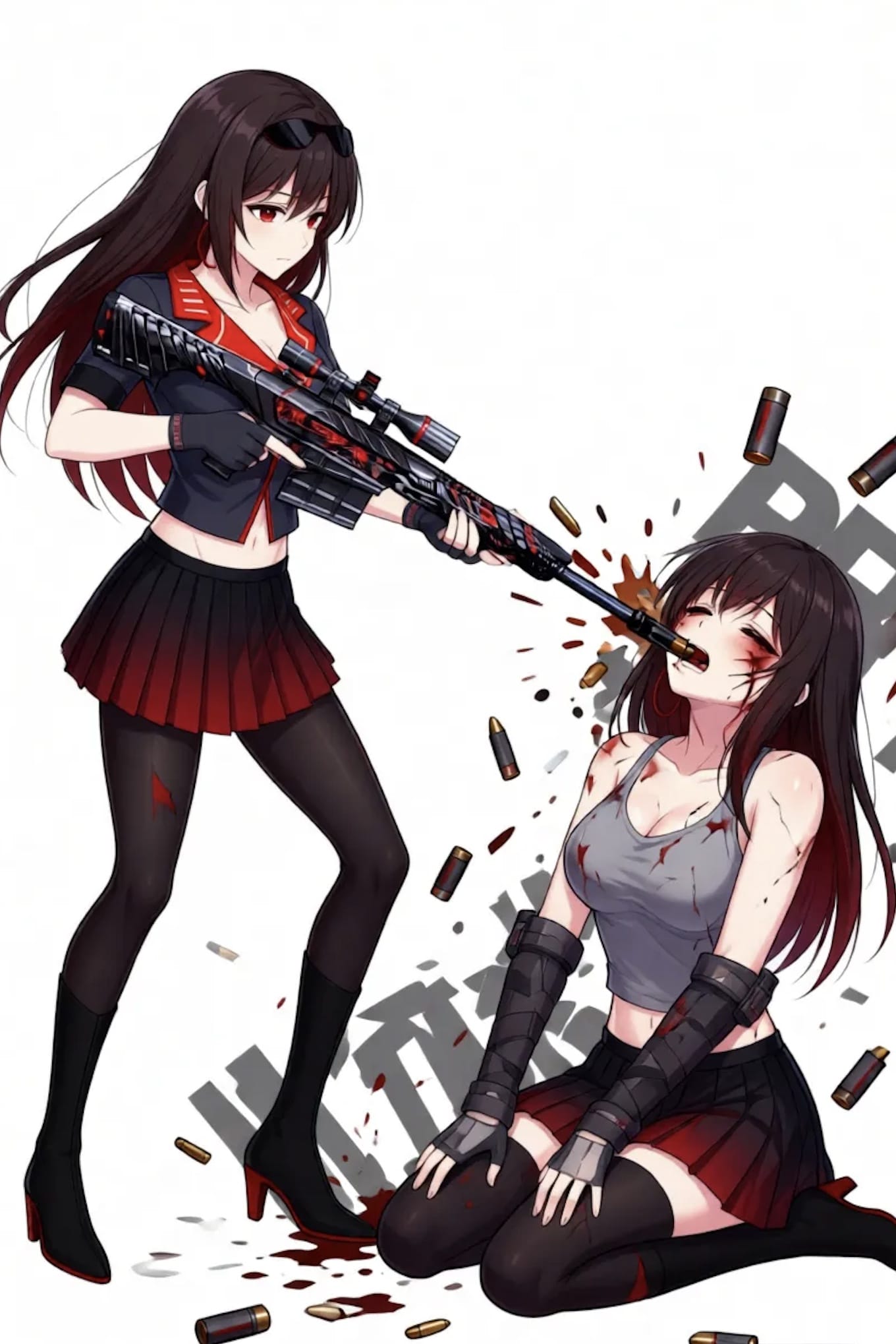 少女吃巴雷特动画二次元图片高清_4