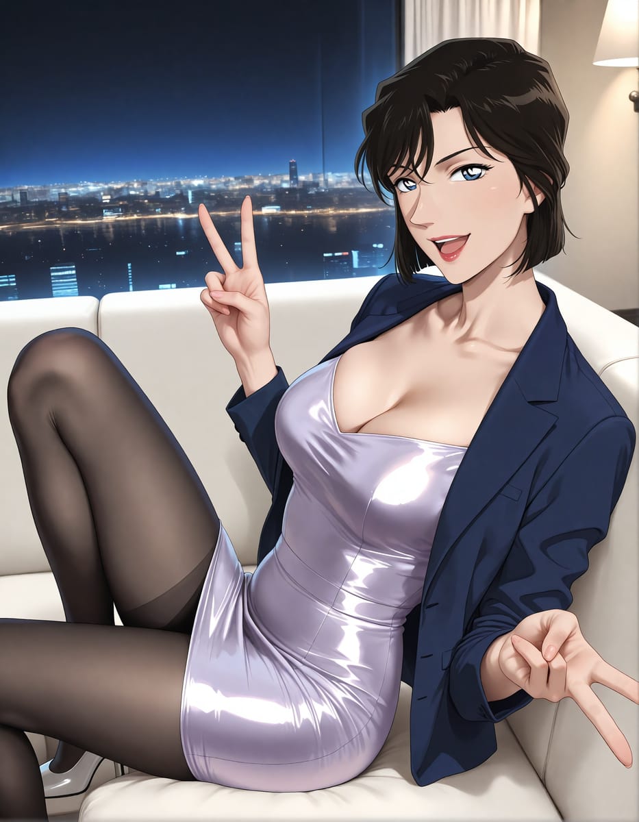 二次元大雷御姐图片高清出自大雷天花板贝尔摩德（苦艾酒）_1