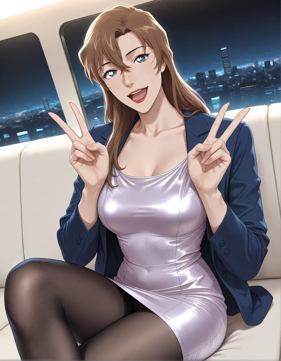 二次元大雷御姐图片高清出自大雷天花板贝尔摩德（苦艾酒）_2