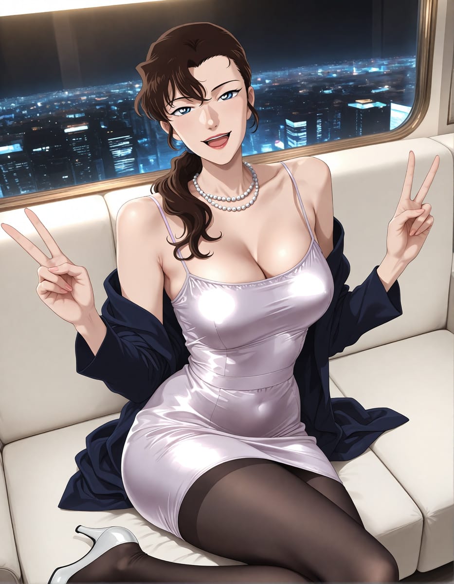 二次元大雷御姐图片高清出自大雷天花板贝尔摩德（苦艾酒）_3