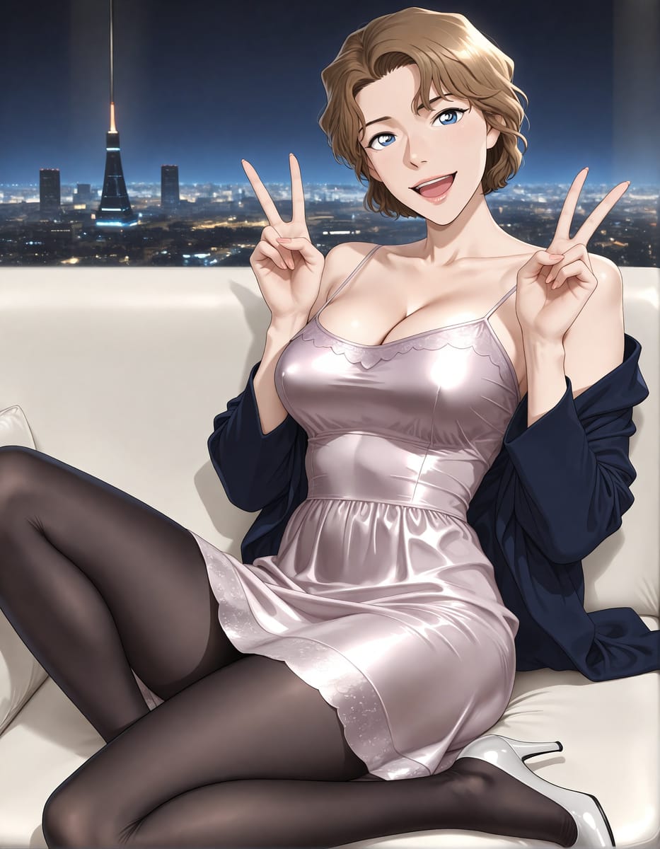 二次元大雷御姐图片高清出自大雷天花板贝尔摩德（苦艾酒）_4