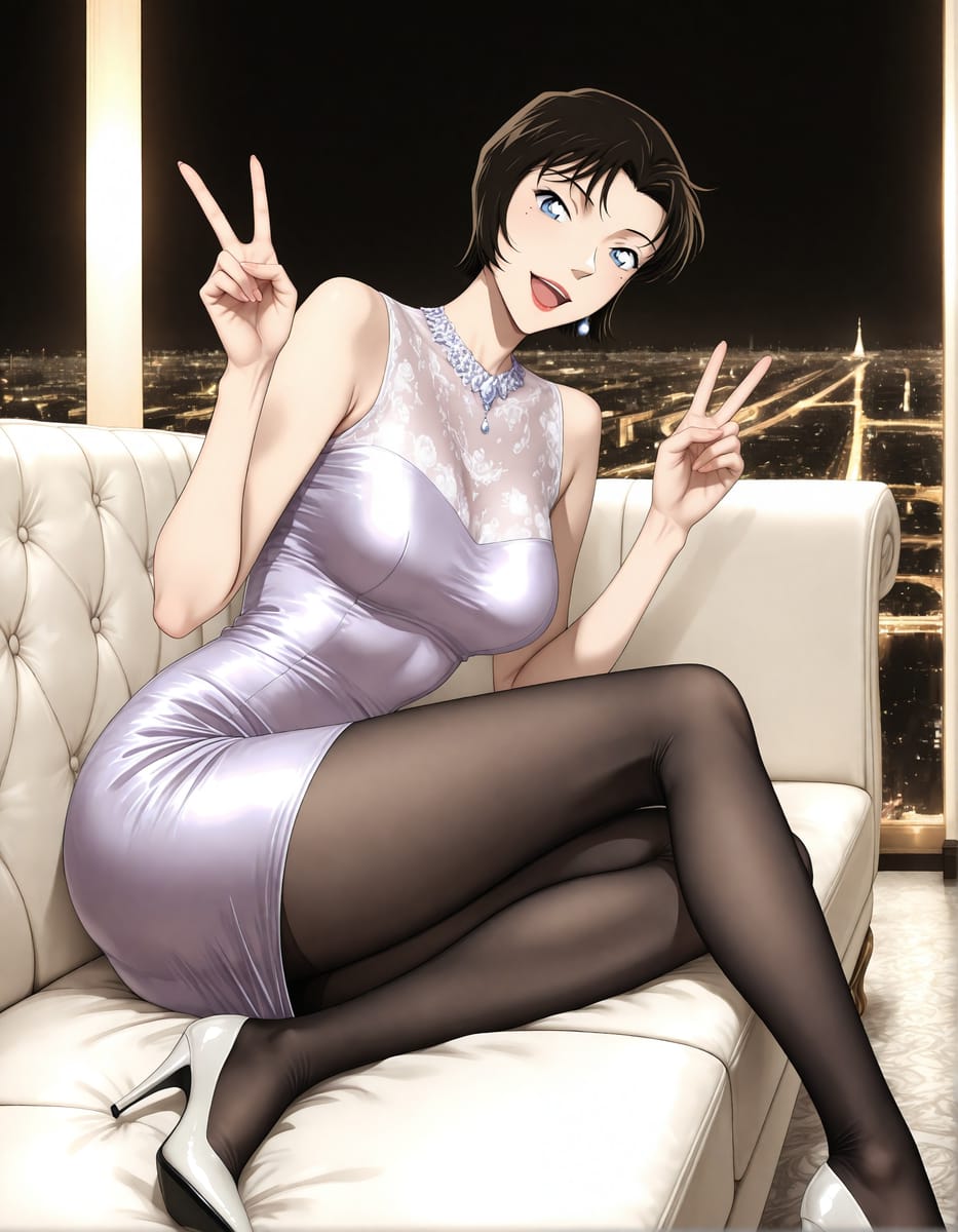 二次元大雷御姐图片高清出自大雷天花板贝尔摩德（苦艾酒）_6