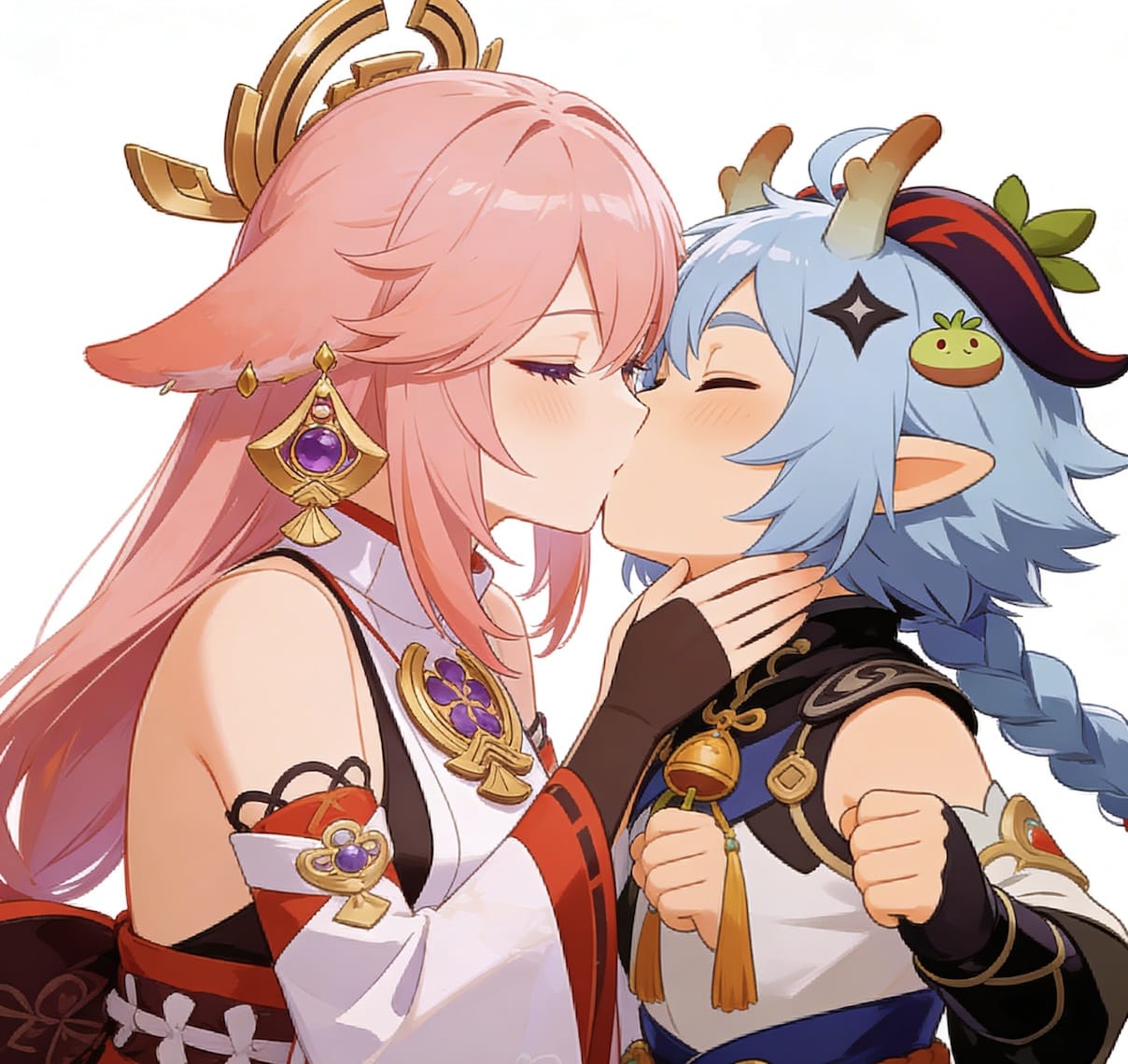 八重神子和丘丘人繁衍后代的图片_1