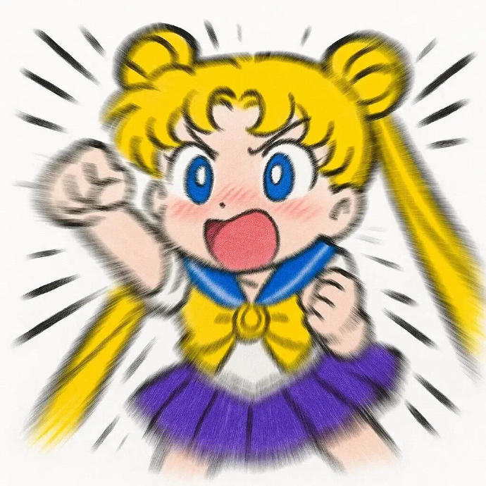 女生不好惹发飙卡通头像_1