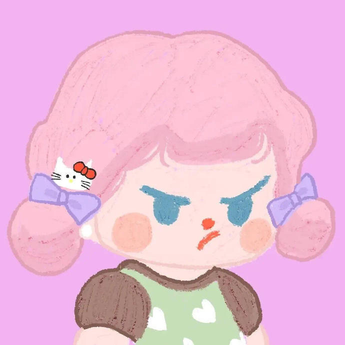 女生不好惹发飙卡通头像_12