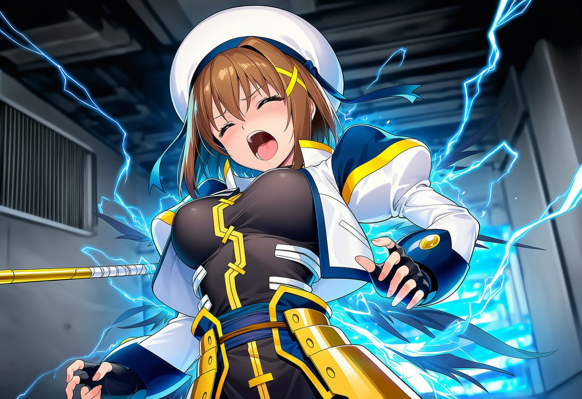 同人二创魔法少女憋屎战斗图片_1