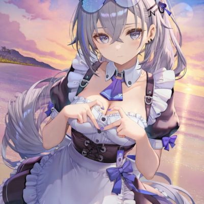 《崩坏：星穹铁道》银狼女仆装插尾巴照片二次元图片