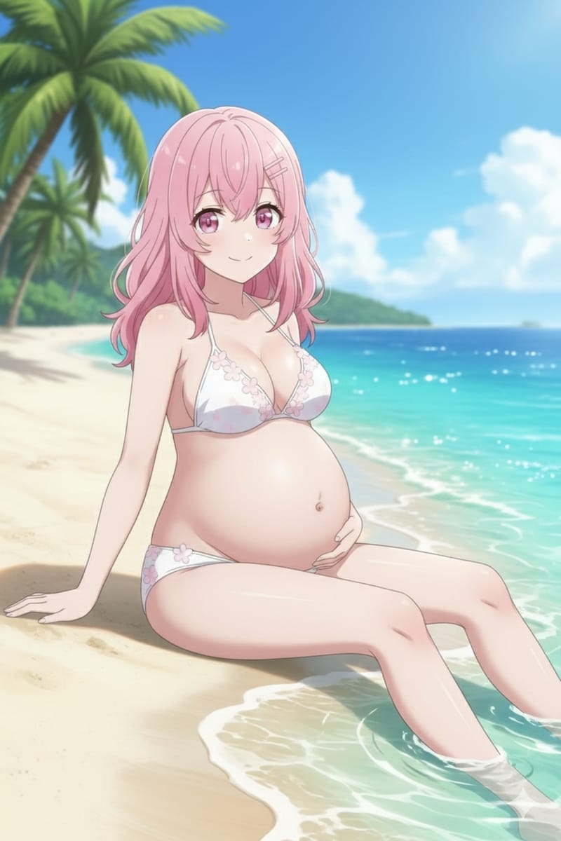 逆天二次元泳装孕妇照未过审免检强制过审_1