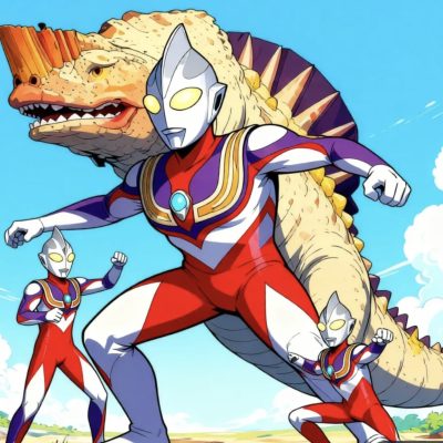 二次元怪兽加巴顿图片《奥特曼》